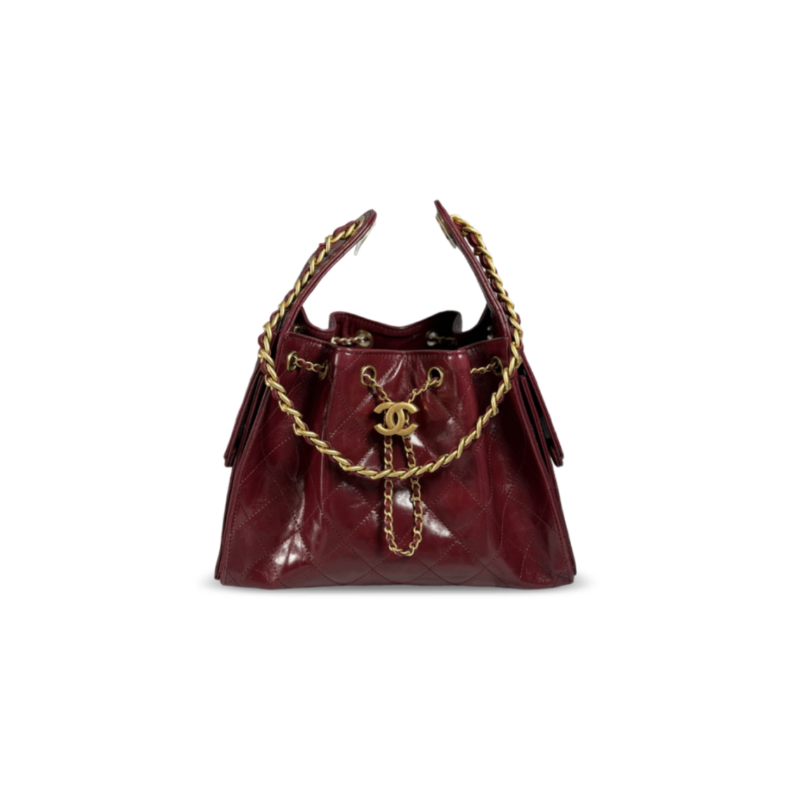 CHANEL 25 SMALL HANDBAG WAXED CALFSKIN AS5293 (30*26*14cm)